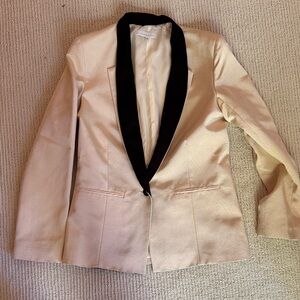 Sandro tux style Cream and Black Women's Blazer
